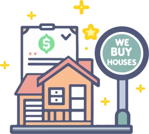 A house key symbolizing local real estate services.
