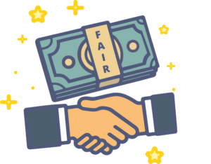 Hand holding cash, symbolizing a fair cash offer for selling a house.