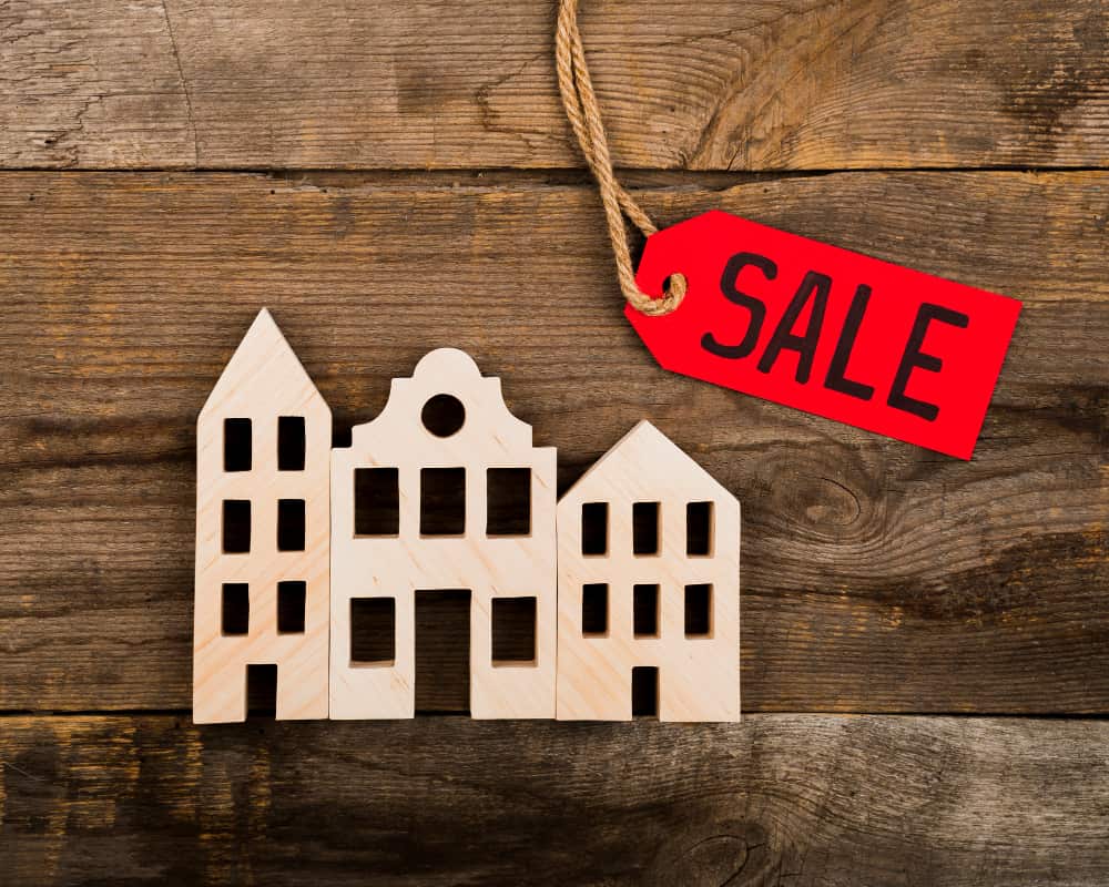 Sale of the house.